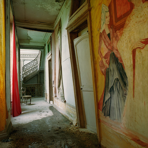 Château Chevalier Croquis. Frankrike. Maj 2016.