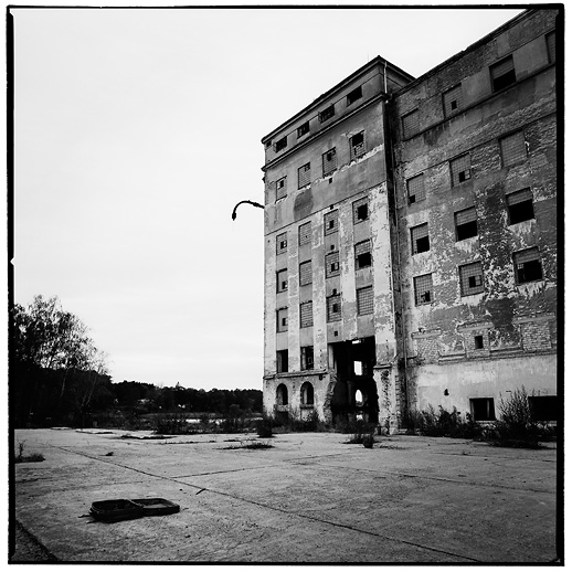 Kraftfuttermischwerk. Brandenburg, Tyskland. Oktober 2011.