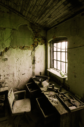 Nyhamns sulfitfabrik. Essvik, Medelpad. Maj 2008.