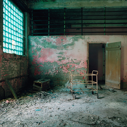 Sovjetbas SW. Brandenburg, Tyskland. Oktober 2014.